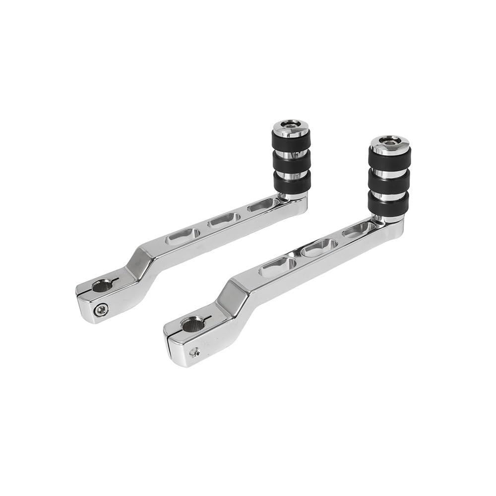 Sélecteur de vitesse talon-pointe moleté noir en aluminium forgé pour moto Touring