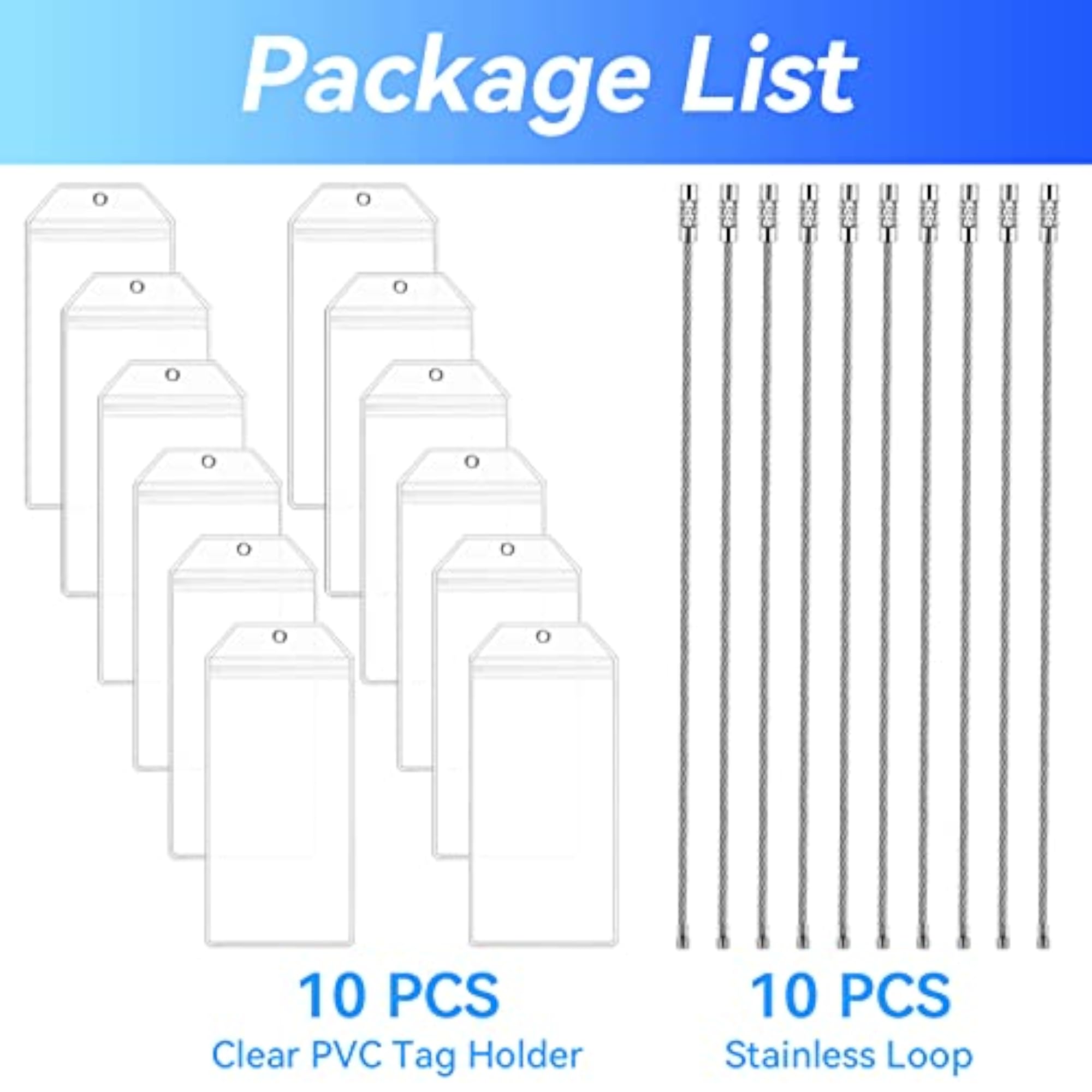 10 Pack Waterproof Cruise Luggage Tag Holders