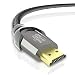 8K HDMI Cable, AUDIANO 8K HDMI 2.1 Cable 100% Real 8K, High Speed 48Gbps 8K@60Hz 7680P Dolby Vision, HDCP 2.2, 4:4:4 HDR, eARC Compatible with Apple TV, Samsung QLED TV (10ft)