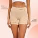 YADIFEN Radlerhose Damen Kurz für Kleid Kurze Radlerhose Shorts Damen unter Kleidern Rock Hotpants Short Leggings Boxershorts Nahtlos Hohe Taille Unterziehhose für Sommer,Schwarz+Beige,L