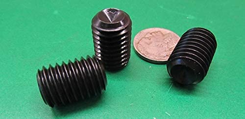 Alloy Steel Cup Point Set Screws M14 x 2 mm x 20 mm Length 15 pcs