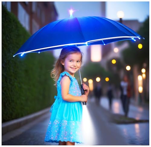 Auto-Open LED Rain Umbrella