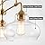 Kira Home Harlow 38" Modern Industrial Farmhouse 3-Light Kitchen Island Light with Clear Glass Shades, Adjustable Hanging Height, for Dining Room, Living Room or Kitchen, Cool Brass Finish