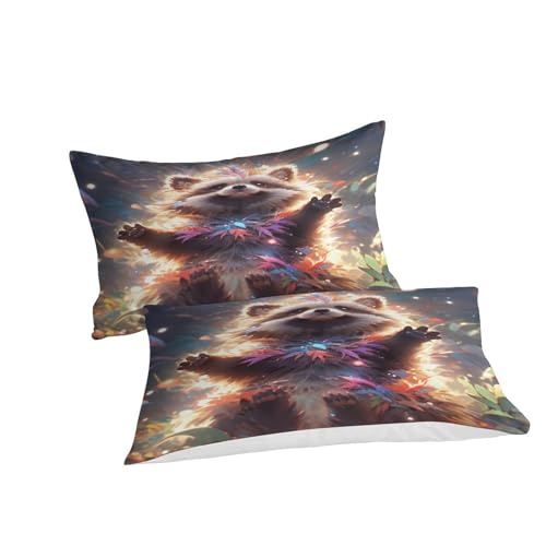 Housse de couette animaux microfibre 200x200cm cadeau idéal - 4