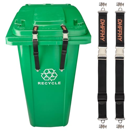 Heavy-Duty Bear Proof Trash Can Locks