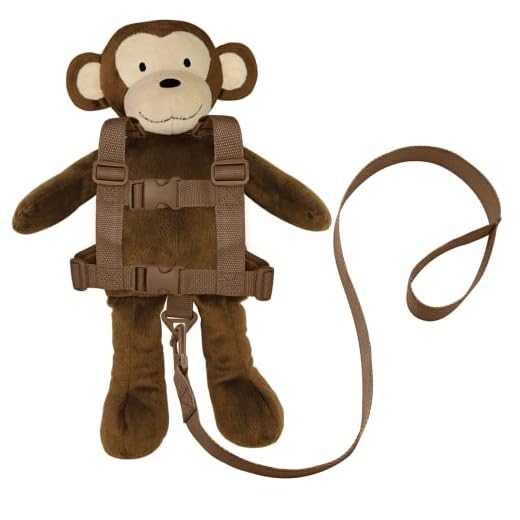 Travel Bug Toddler Character 2-in-1 Safety Harness - Monkey