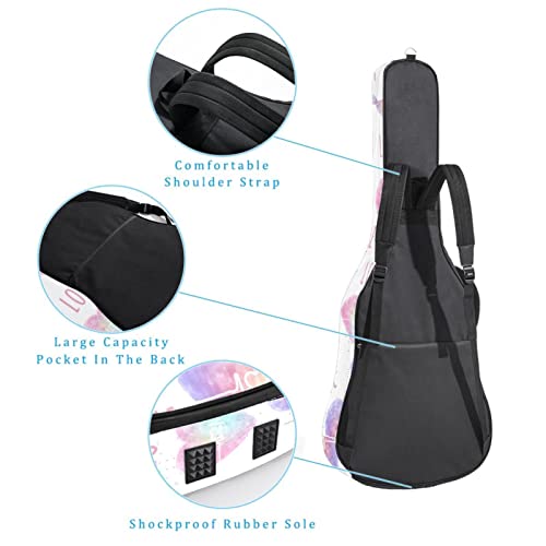 Housse de transport étanche pour guitare avec bandoulière réglable Motif cœurs colorés, Multicolore 01., 42.9×16.9×4.7… - Les Beatles, Paul McCartney, John Lennon, RIngo Starr, George Harrison Housse de transport étanche pour guitare avec bandoulière réglable Motif cœurs colorés, Multicolore 01., 42.9x16.9x4.7… – Image 4