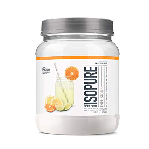 ISOPURE INFUSIONS, Refreshingly Light Fruit Flavored Whey Protein Isolate Powder, “Shake Vigorously