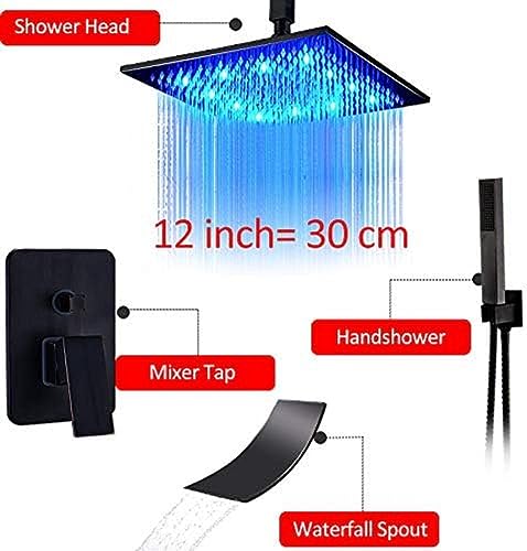 Ensembles de douche LED noir pour créer une ambiance spa à la maison