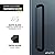 ANZZI - Madam 76 x 60 inch Frameless Tinted Shower Door in Matte Black,Water Repellent Glass with Seal Strip, Easy Gilde Sliding Shower Door Parts Rollers (SD-AZ13-02MB-T)