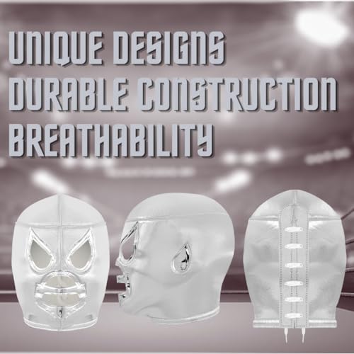 Artisans Bazaar Mexican Custume Wear Masks Luchador Mexicano Wrestling Masks Foamy Material for Men & Women Lucha Libre Adult