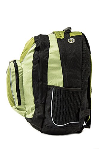 Everest Xtreme Multi-Compartment Backpack, Desert Green/Dark Greaan/Black, One Size3