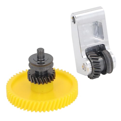 Extruder Gear 3D Printer Hardened Steel Extruder Gear Assembly with Aluminum Handle for Bambulab P1S P1P X1