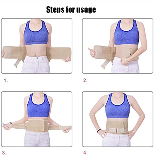 Faja lumbar con soporte y placas de acero talla S miniatura 7