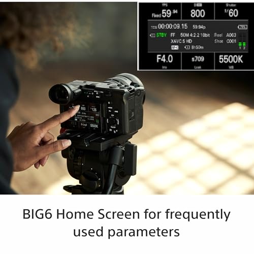 Image of Sony Cinema Line FX2 Full-Frame Camera with XLR Handle | 4K 60P | S-Cinetone | Dual Base ISO | Compact & Lightweight | Made for Filmmakers - Grey