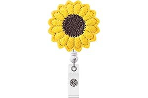 Sunflower Retractable Badge Reel: The Ultimate Accessory for Badge-Sporting Professionals