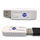 TEMPerHUM PC Sensor PC USB Hygrometer and Thermometer-Golden Blue