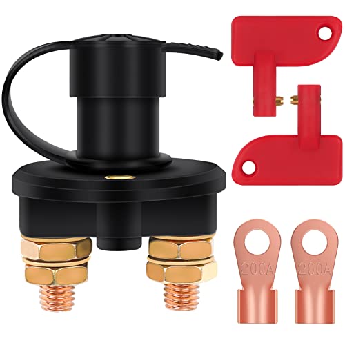 Hauptschalter 12V / 24V, JatilEr Batteriehauptschalter Schnelles...