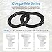 MENNTY RV Toilet Seal, Flush Ball 385311658 Replacement Kit for Dometics 300/310/320 RV Toilet Parts, Solves Camper Leakage Problems, 2 Pack
