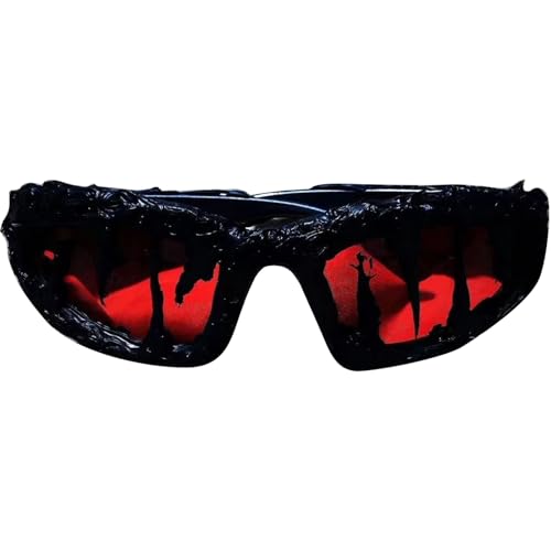 Image of Wrap Around Y2K Sunglasses Men And Women Cool Sunglasses Personalized Street Party sunglasses N45