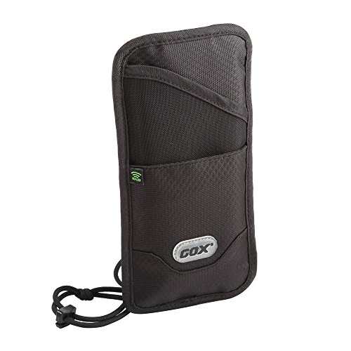 GOX Cell Phone Bag, Travel Neck Wallet With RFID Blocking, Travel Document Holder