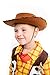 Little Adventures Costume Cowboy and Cowgirl Felt Hats (Brown)