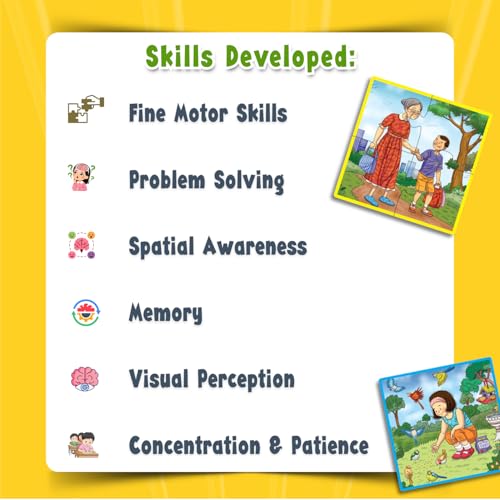 Image of Creative's Good Deeds Educational Puzzles Set for Kids Preschool Learning Toy Social Skills Problem Solving Early Development Screen Free Learning Activity Game for Children Age 3 Years and Above