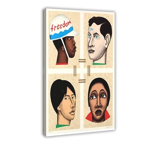 Impression giclée liberté ou esclavage Elizabeth Catlett pour décoration murale de bureau