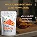 Peach Powder 8 oz, Natural Peach Powder for Baking, Tea, Glaze, Yogurt, Smoothie, Ice Cream