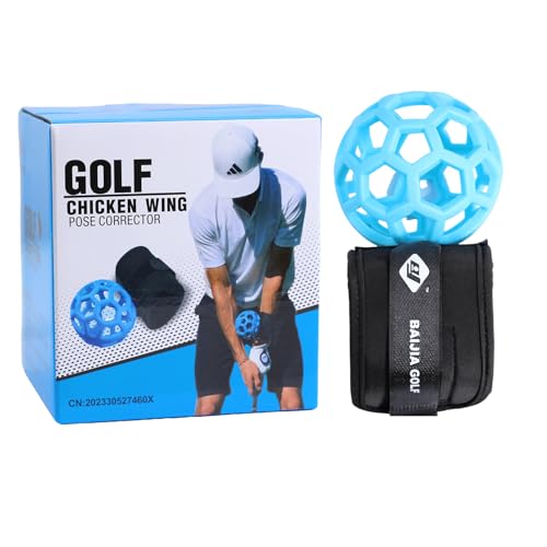 Flooobuys Golf Trainer Ball - Wrist Training Aid for Improving Hand Positioning and Swing Posture Correcting - Blue