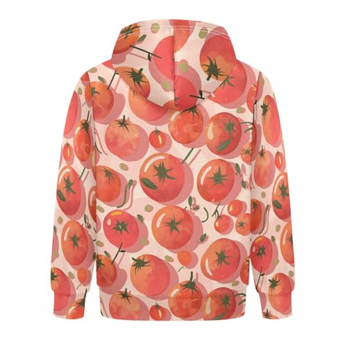 Tomatoes Kids Boys Girls Sweatshirts Sweater Casual Cool Hoodie Clothes Kangaroo Pocket2