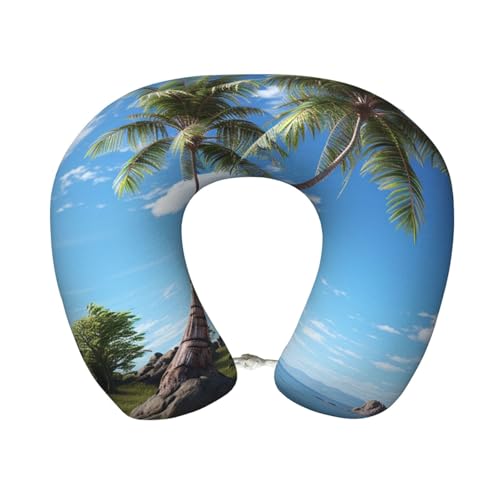 Almohada Cervical de Espuma Viscoelástica para Viaje miniatura 1
