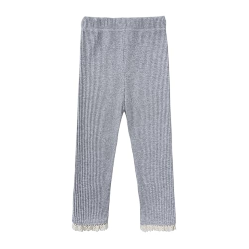 Girls Corduroy Skinny Pants for Toddler Kids Elastic High Waisted Slim Leggings Solid Color Soft Comfy