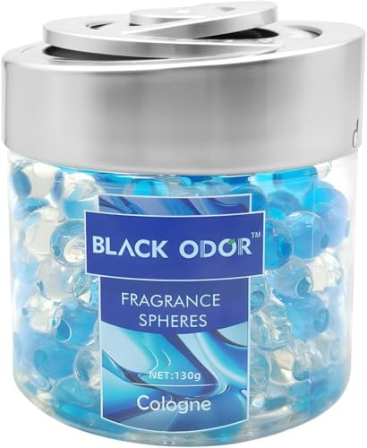 Image of BKN Super Fragrance Black Odor Car Air Freshener B0-10| 130g Bubble Gel Balls | Long-Lasting Scent for Home, Office, Car, Bathroom & Closet | Odor Eliminator & Room Deodorizer (Cologne)