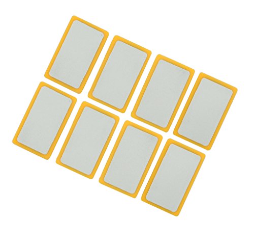 Badge magnétique RBD jaune surface inscriptible et fixation forte