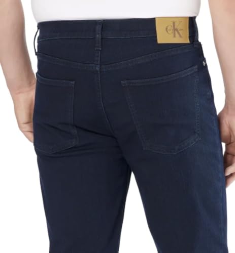Calvin Klein Men's Classic 5-Pocket Stretch Straight Fit Denim Jean4