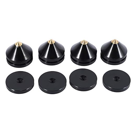 BOKIE 1 st. högtalare spikar stativ ljud högtalare högtalare reparation delar skivspelare DIY högtalare SttNder Shock Pin NNGel och kuddar tillbehör
