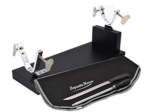 LEPANTO JAMONERO Bodega Lacado wengué + Cuchillo + CHAIRA + Cubre JAMÓN - LepantoHouse