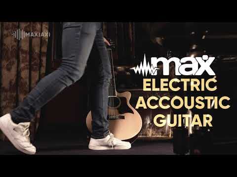 MAX ShowKit Set de Guitares Électriques et Acoustiques avec Banc – Sunburst, Idéal pour Débuter la Guitare - Les Beatles, Paul McCartney, John Lennon, RIngo Starr, George Harrison MAX ShowKit Set de Guitares Électriques et Acoustiques avec Banc - Sunburst, Idéal pour Débuter la Guitare – Image 5