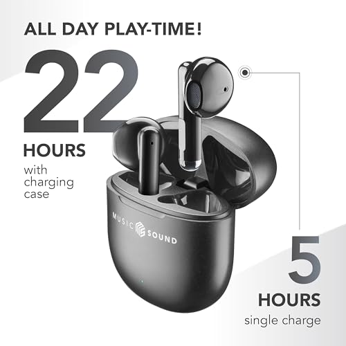 Music Sound Breeze Auricolare Bluetooth A Capsula Con Case Colorata - 4