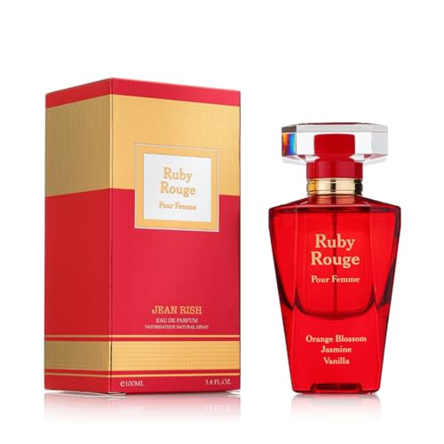 Jean Rish Ruby Rouge Perfume for Women Eau De Parfum, Long-Lasting Luxury Fragrance...