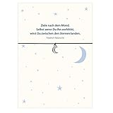 Mit liebevoll gestaltetem Kärtchen im Postkartenformat: 