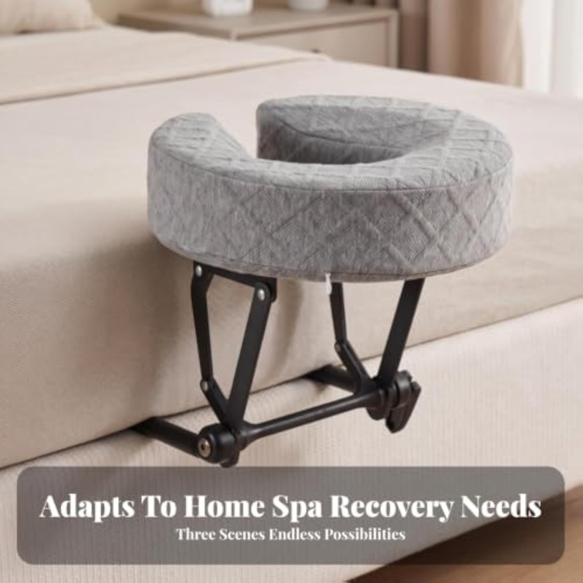 Bedside Massage Pillow with Bracket, Ergonomic Design