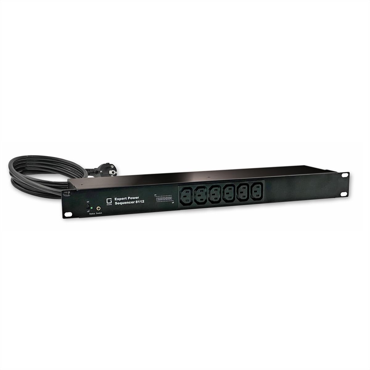 GUDE 8112-2 Expert Power Sequenzer 6X C13 z ochroną przeciwprzepięciową i filtrem sieciowym