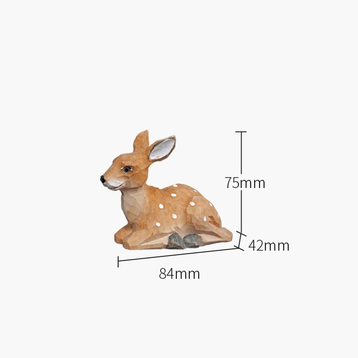 Amazon.co.jp: 鹿の置物 シカの置物 オブジェ 鹿置物ミニ 手作り