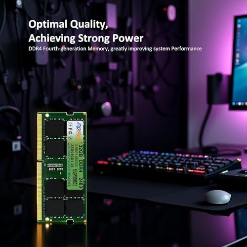 Image of 32GB DDR4 2400MHz Laptop /Notebook RAM (Memory) SO-DIMM | Non-ECC-Un-Buffered| PC4-19200 |CL-17 | (2Rx 8 Dual Rank) 3 Years Warranty (Made in India)