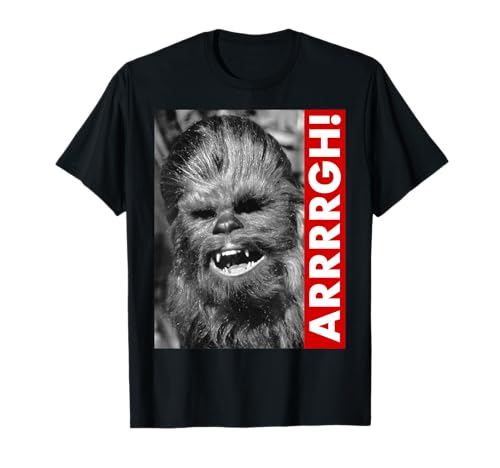 Star Wars Wookiee Rebel Yell tee-shirt geek imprimé taille S au XXL