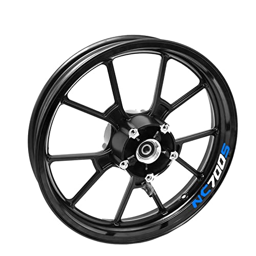 Décalcomanies de roue de moto Honda NC700X réfléchissantes jante A25