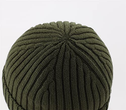 Image of Connectyle Fleece Lined Cuffed Beanie Hat for Men Women Knitted Winter Wool Beanies Skull Cap Warm Watch Hat