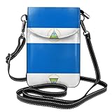 Dimensions du produit : notre sac à bandoulière imprimé drapeau du Nicaragua mesure 19,2 x 12,5 cm, adapté à divers scénarios tels que les activités de plein air et les voyages